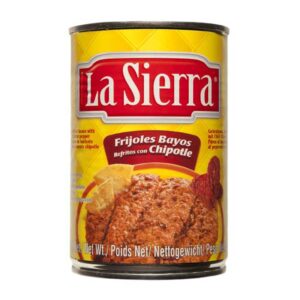 Frijoles Bayos Refritos con Chipotle La Sierra 430 g