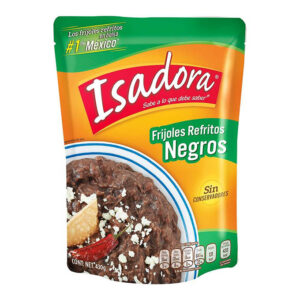 Frijoles Negros Refritos en Bolsa Isadora 400 gl